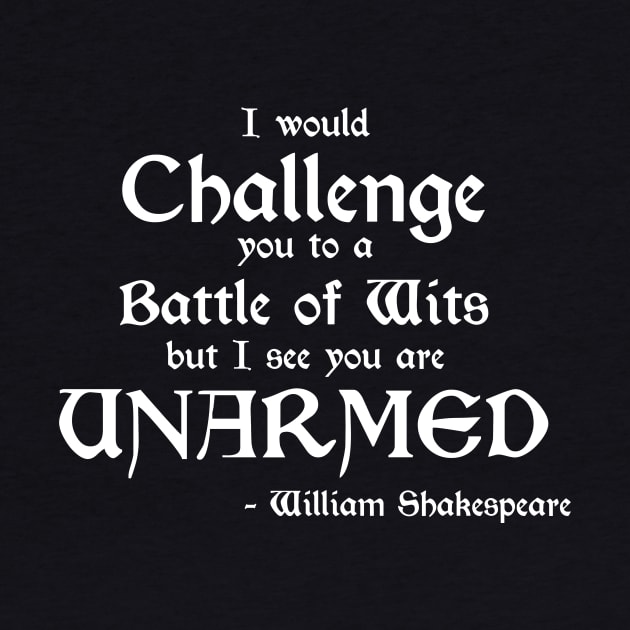 William Shakespeare - A Battle Of Wits by phughes1980